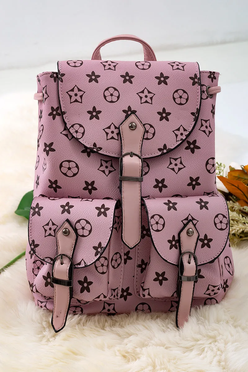 11-inch height pleather backpacks. Available in 4 colors.