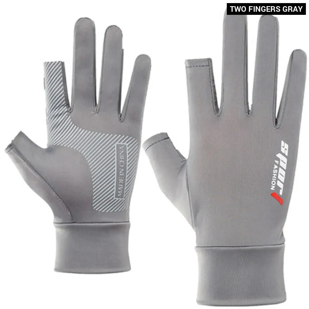 Breathable Sun Protection Gloves for Fitness and Sports