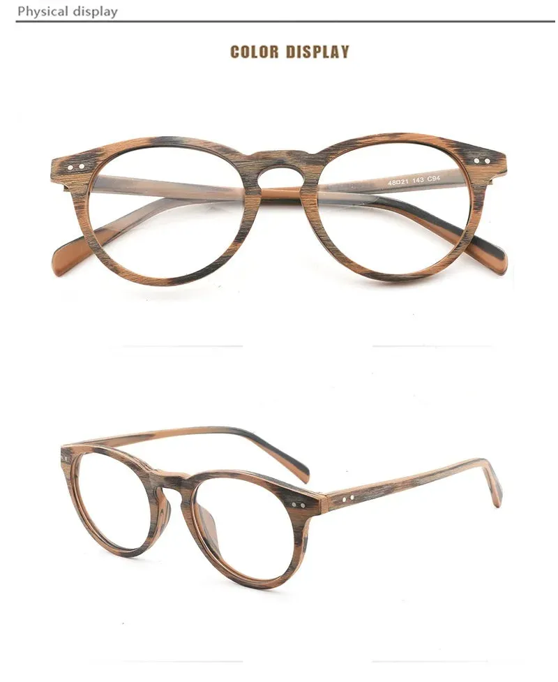 Cubojue Unisex Full Rim Oval Acetate Reading Glasses 48021