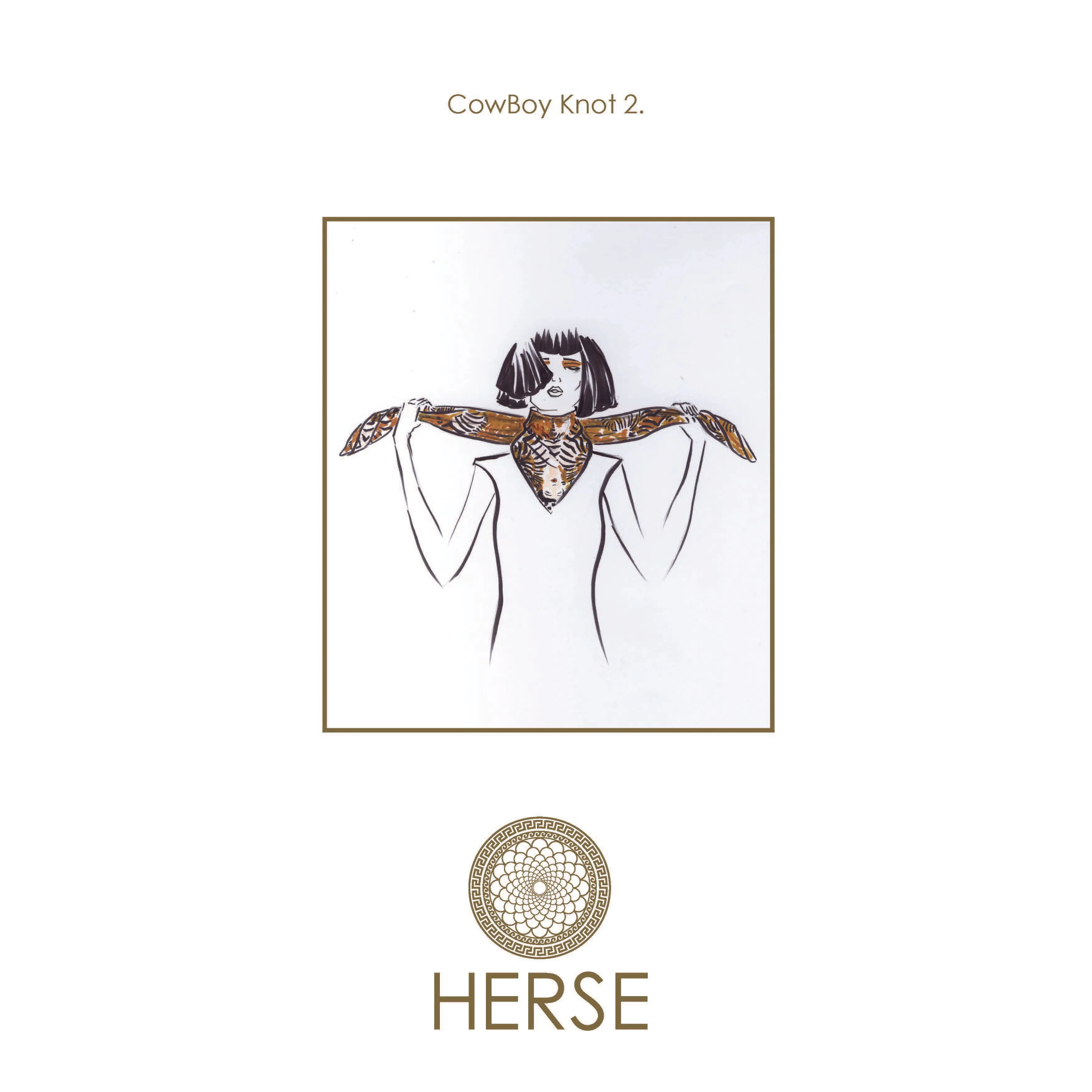 Escaping Animal | Silk Scarf 90