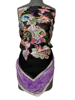 ETRO Silk Chiffon Shawl Scarf