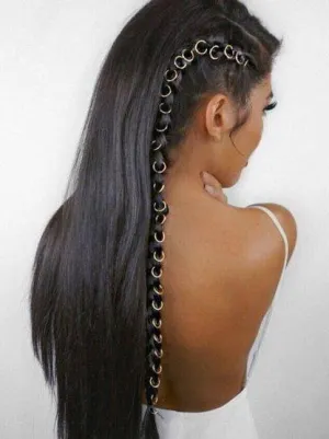 GOLD HAIR RINGS