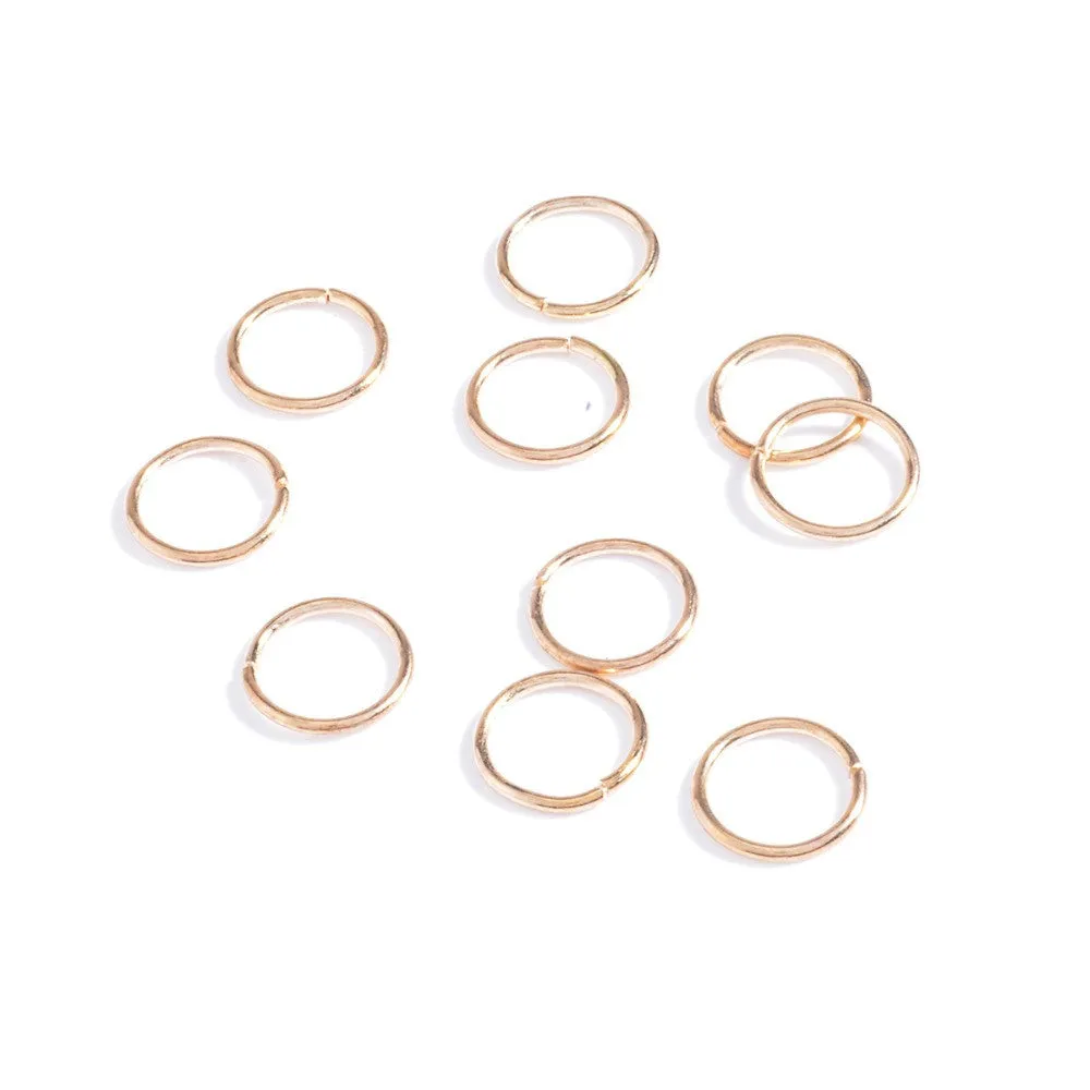 GOLD HAIR RINGS