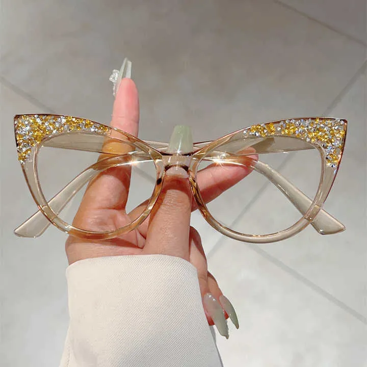 KAMMPT موضة عين القط إطارات بصرية متعددة الألوان نظارات KAMMPT Fashion Cat Eye Multicolor Optical Frames