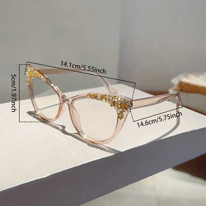 KAMMPT موضة عين القط إطارات بصرية متعددة الألوان نظارات KAMMPT Fashion Cat Eye Multicolor Optical Frames