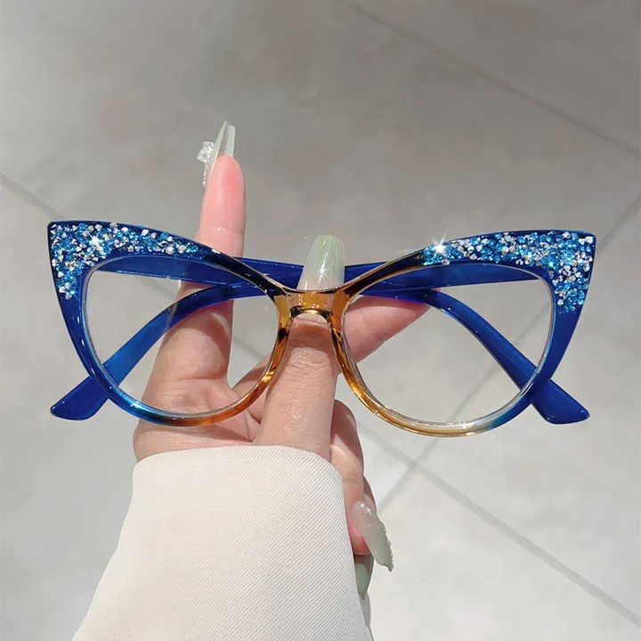 KAMMPT موضة عين القط إطارات بصرية متعددة الألوان نظارات KAMMPT Fashion Cat Eye Multicolor Optical Frames