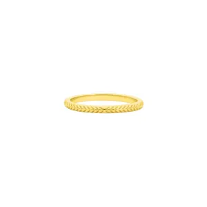 Marjorie Etched Band - Gold