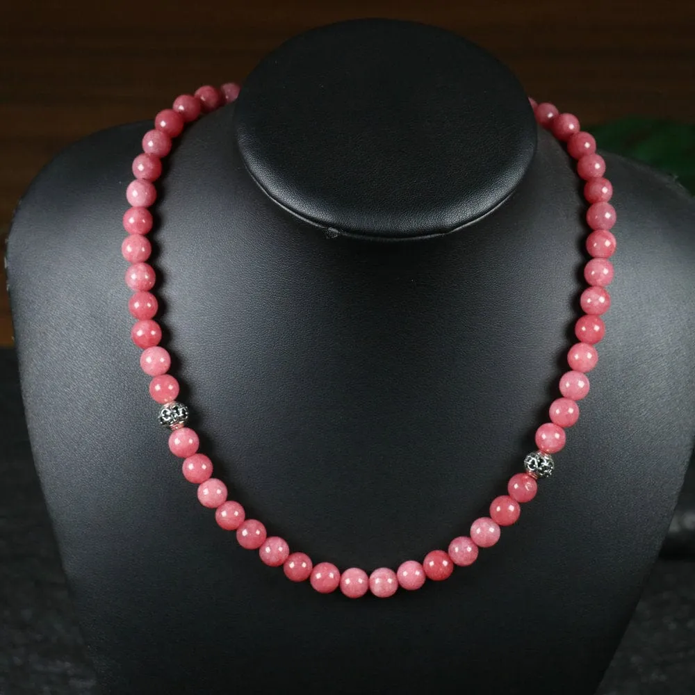 Natural Stone Meditation Beads Necklace
