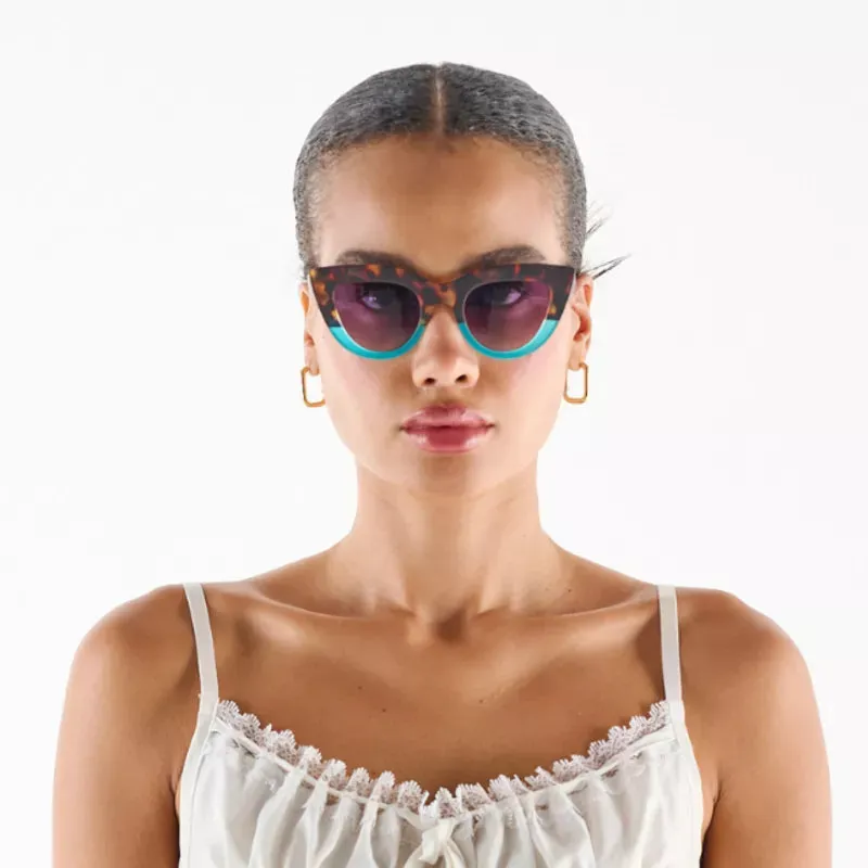 Okkia - CLAUDIA Sunglasses - Tortoise   Blue