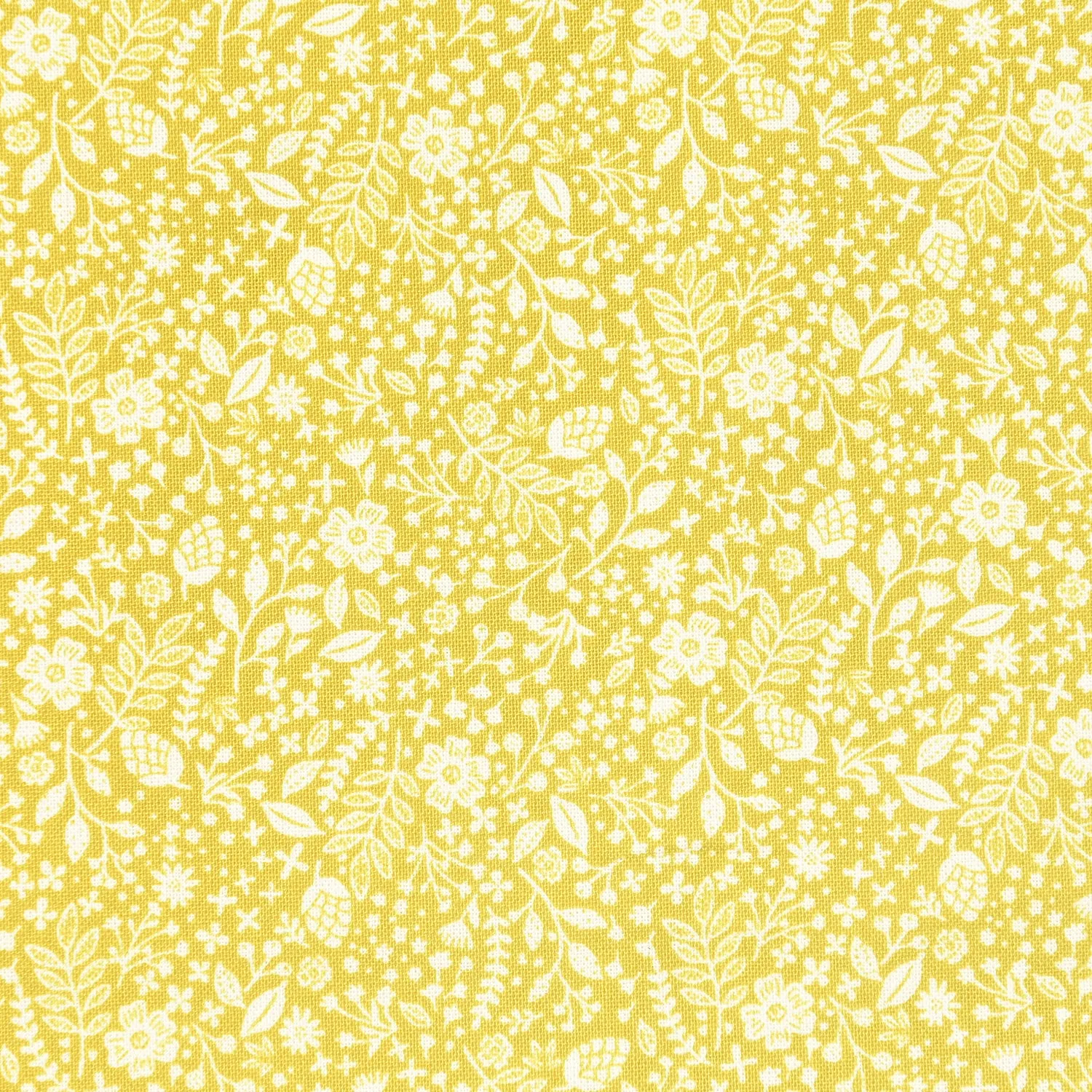 Pataco Ditsy Flower Cotton Sheeting - KOKKA Original Design