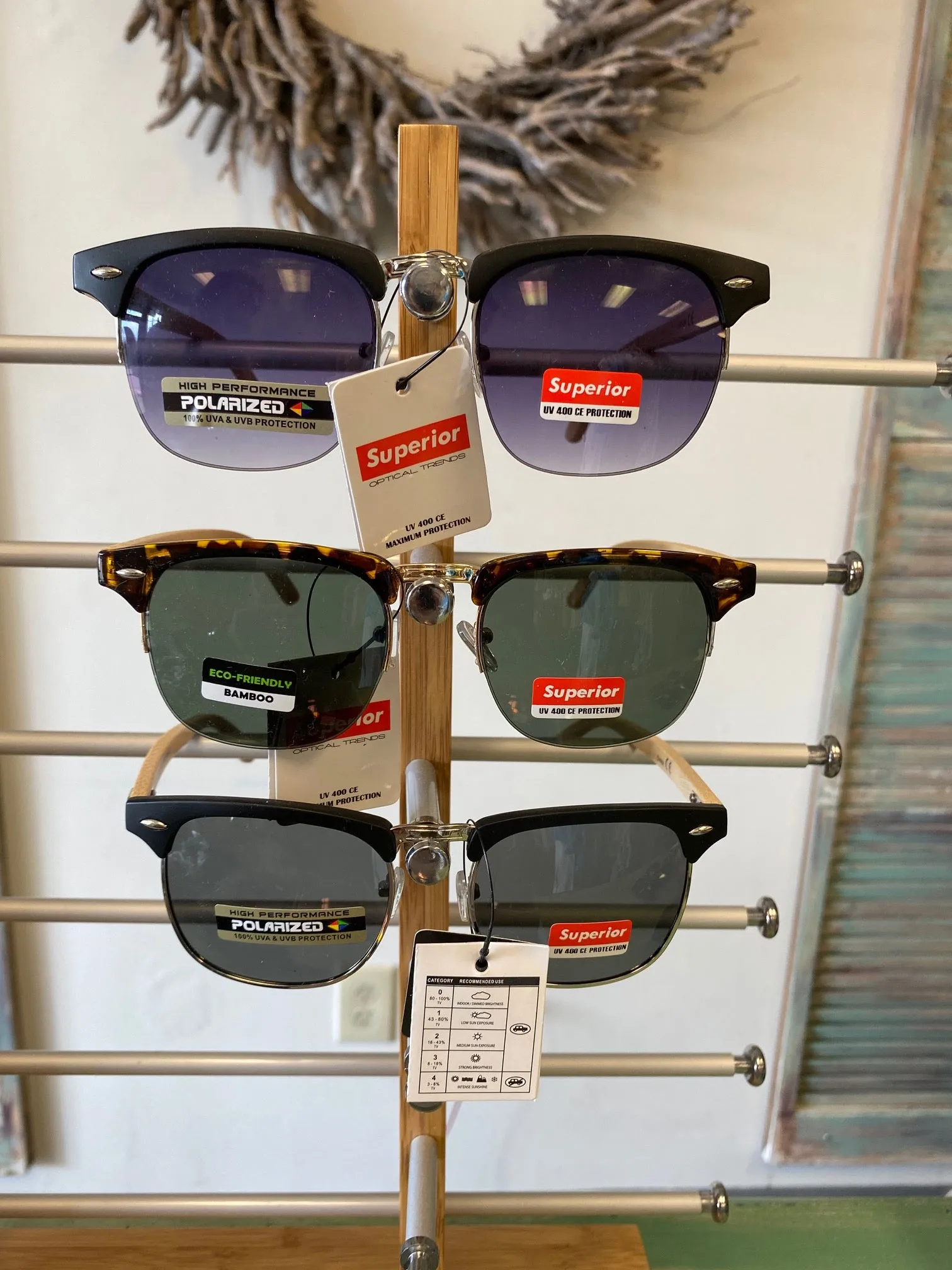 Polarized Clubmaster Sunglasses