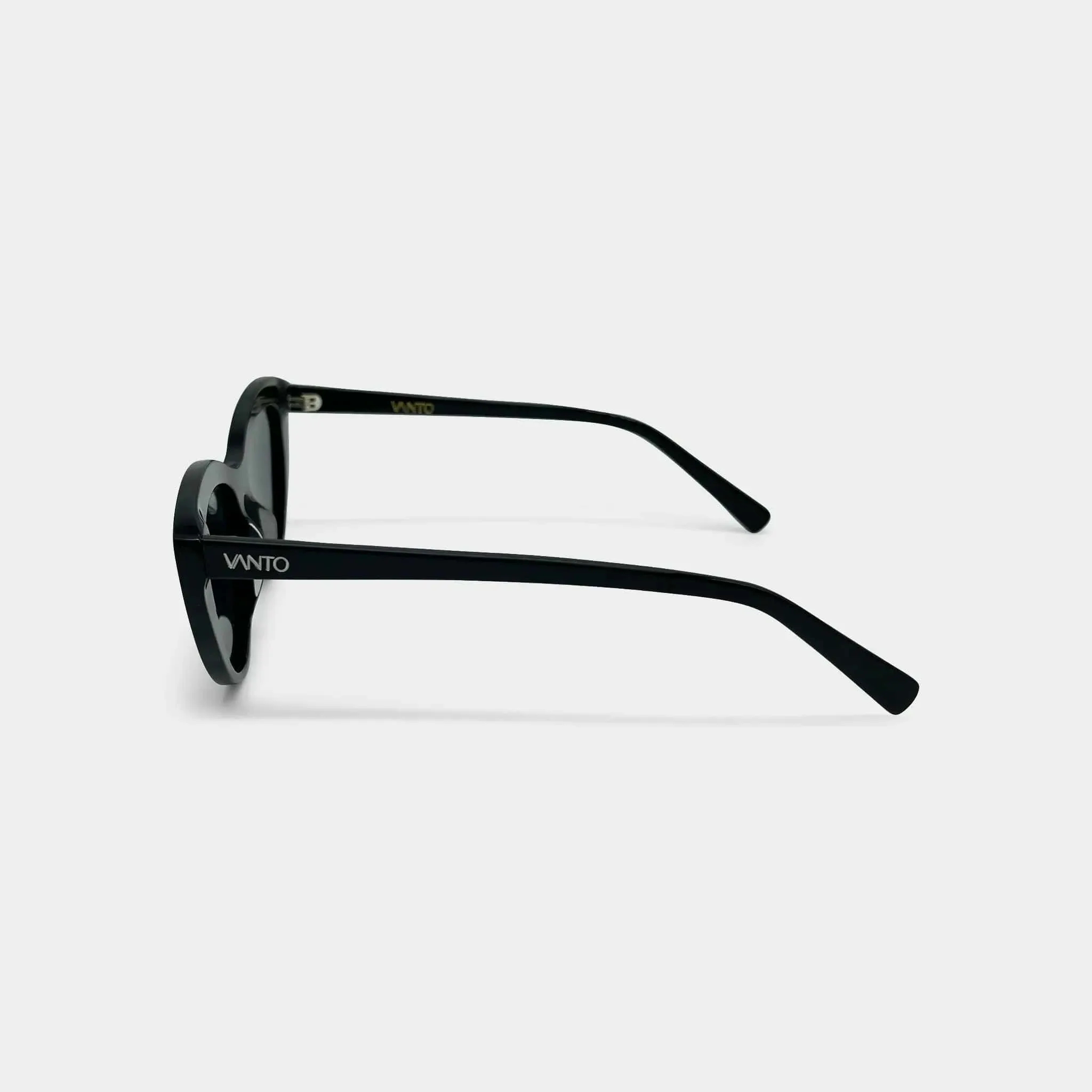 Zephyr Black Acetate Cat Eye Frame