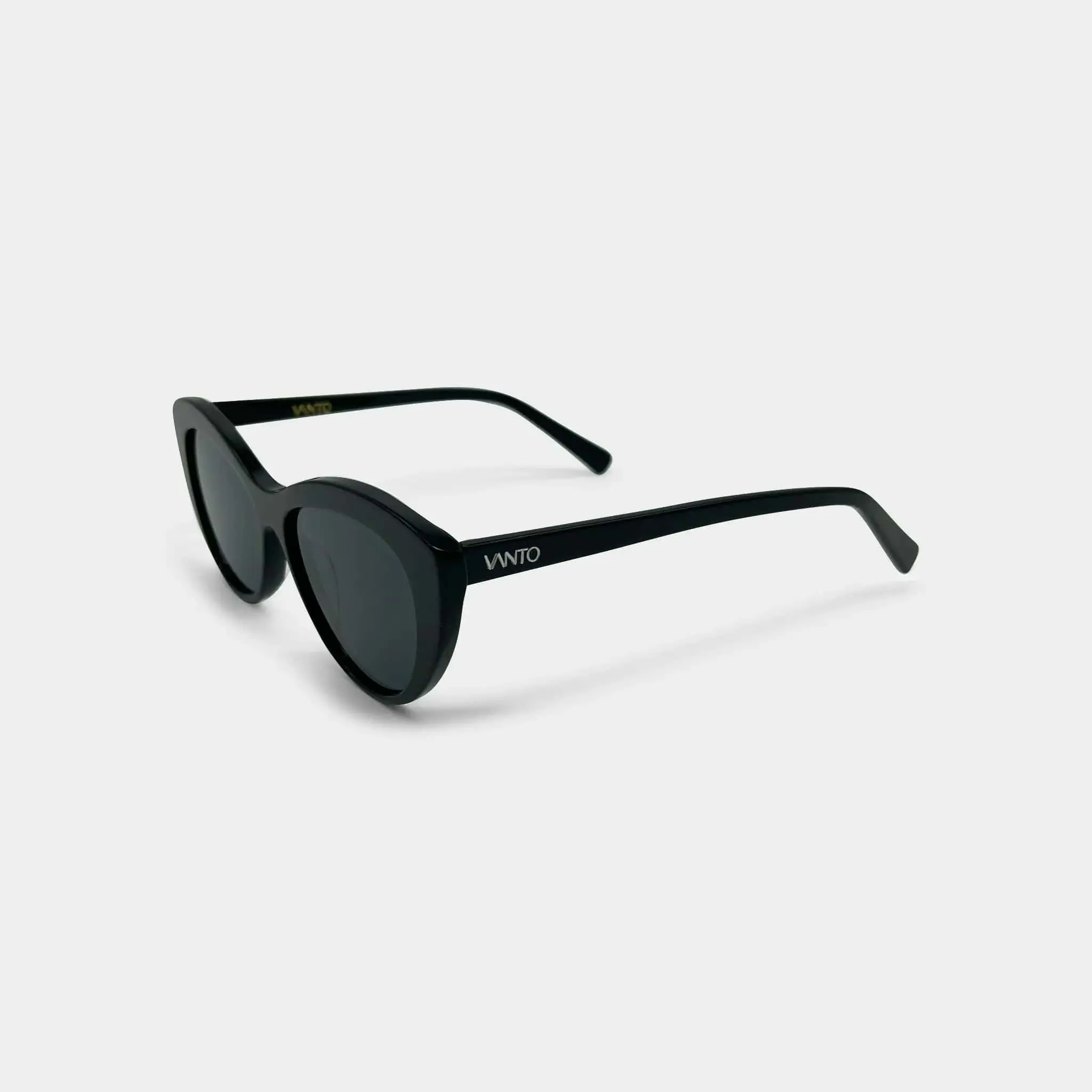 Zephyr Black Acetate Cat Eye Frame